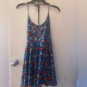 American Apparel size L women’s halter skater dress